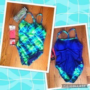 TYR reversible swim suit NWT